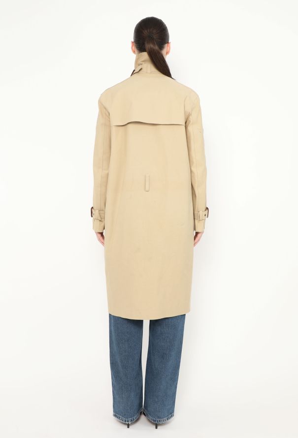 Céline Belted Mackintosh Trench Coat - 6