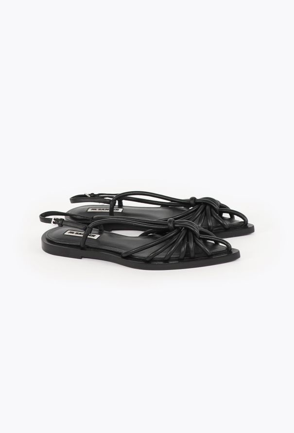 Jil Sander 2022 Knotted Leather Sandals - 3