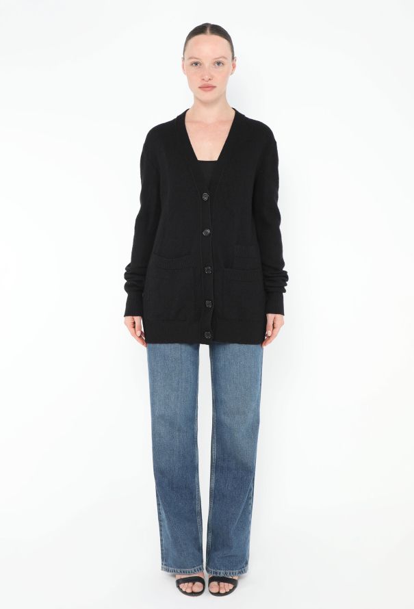 Céline Oversized Pocketed Cardigan - 3