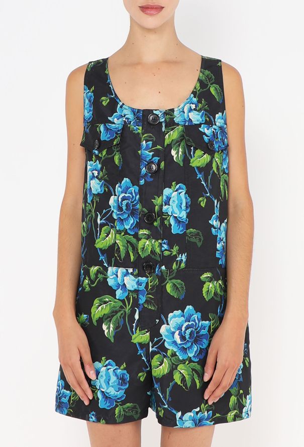 Miu Miu Rose Printed Romper, Resort 2014 - 2