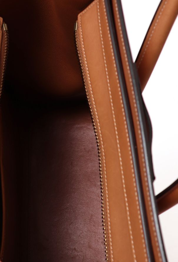 Céline Canvas & Leather Micro Luggage Tote Bag - 12 Céline Canvas & Leather Micro Luggage Tote Bag - 12