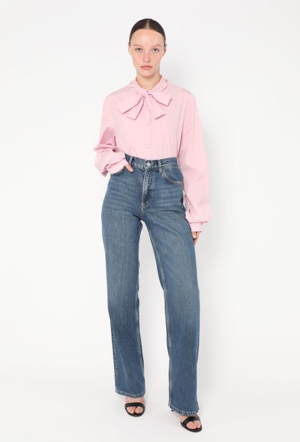 Gucci Resort 2019 Cotton Lavallière Blouse - 4 Gucci Resort 2019 Cotton Lavallière Blouse - 4
