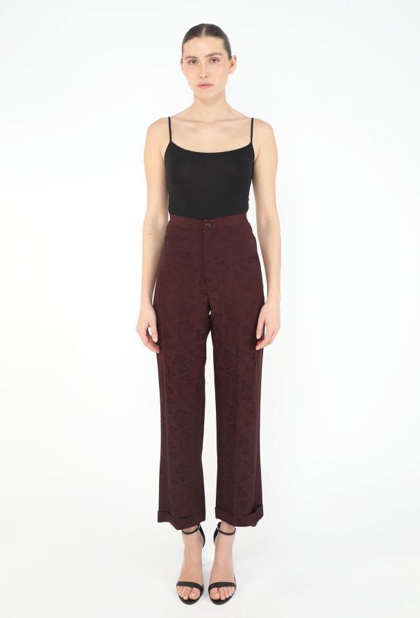 Yohji Yamamoto Floral Jacquard Tunic Ensemble - 3