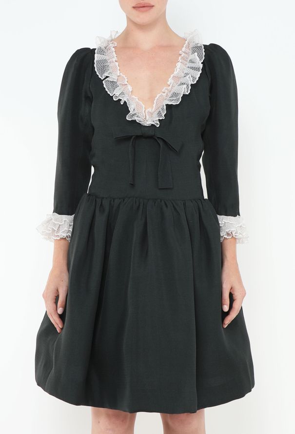 Saint Laurent RARE 1960s Haute Couture Babydoll Dress - 2 Saint Laurent RARE 1960s Haute Couture Babydoll Dress - 2
