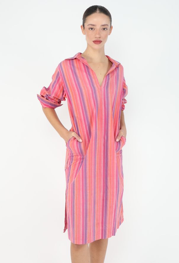 Saint Laurent Rare 1976 Striped Moroccan Tunic - 2
