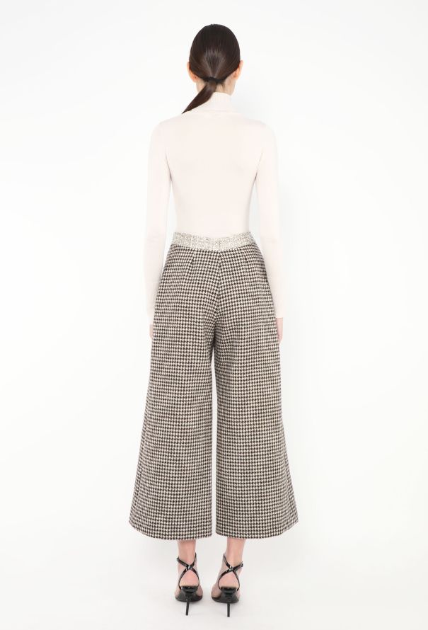 Chanel F/W 2015 Iridescent Houndstooth Trousers - 6