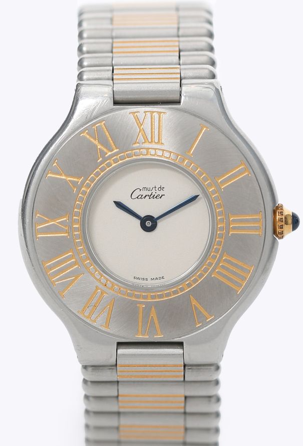 Cartier Vintage Steel Must 21 Watch - 3