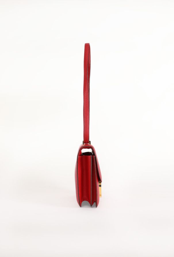 Hermès Mini Constance 18 Epsom Rouge Casaque - 5