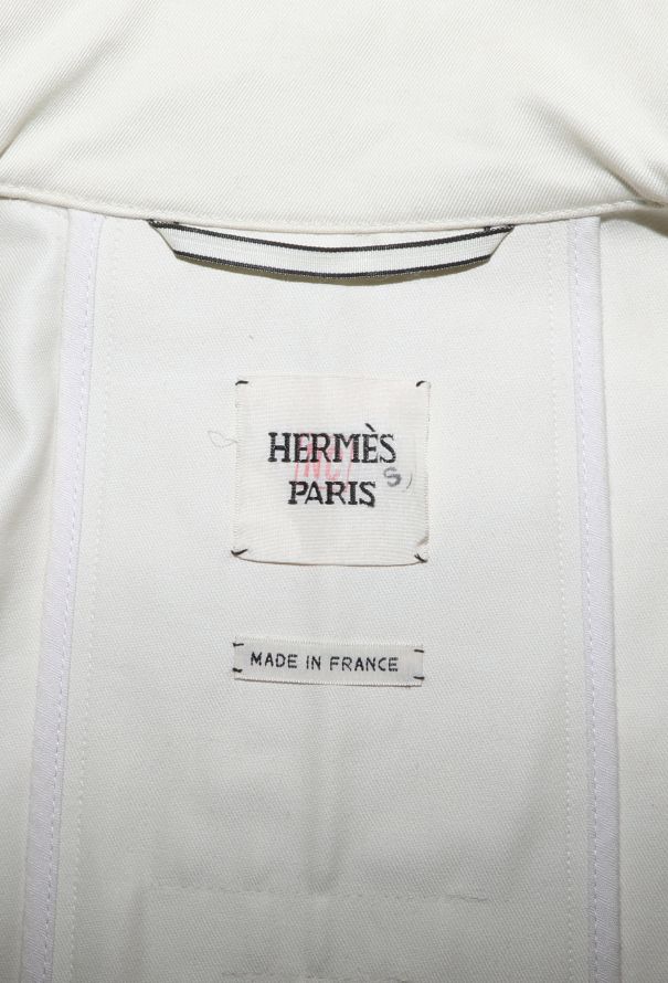 Hermès S/S 2020 Gabardine Car Coat - 12