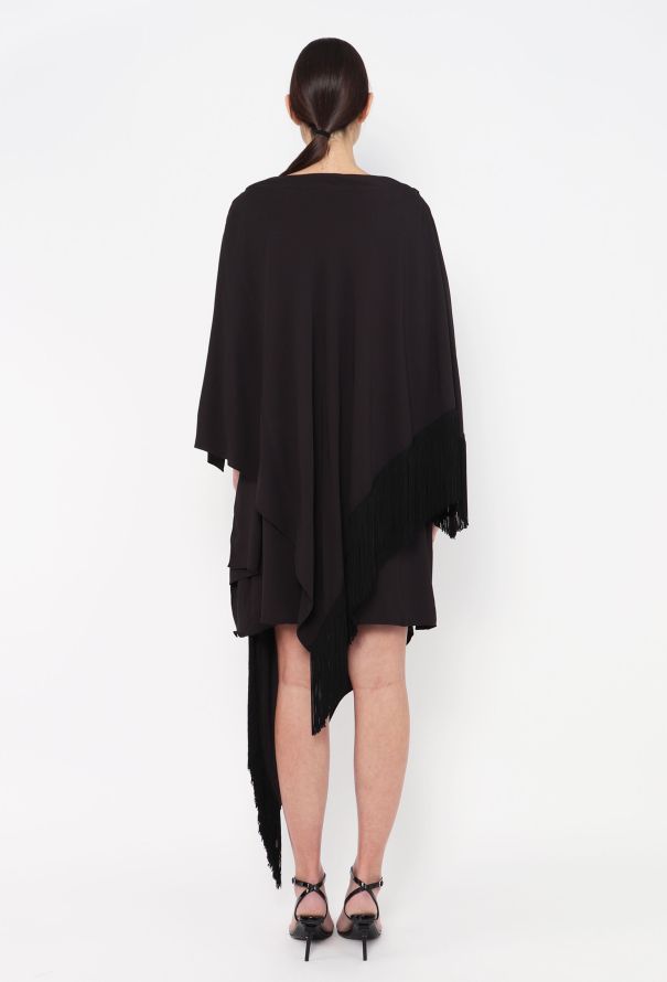 Balenciaga Asymmetrical Tassel Trim Ensemble - 5 Balenciaga Asymmetrical Tassel Trim Ensemble - 5