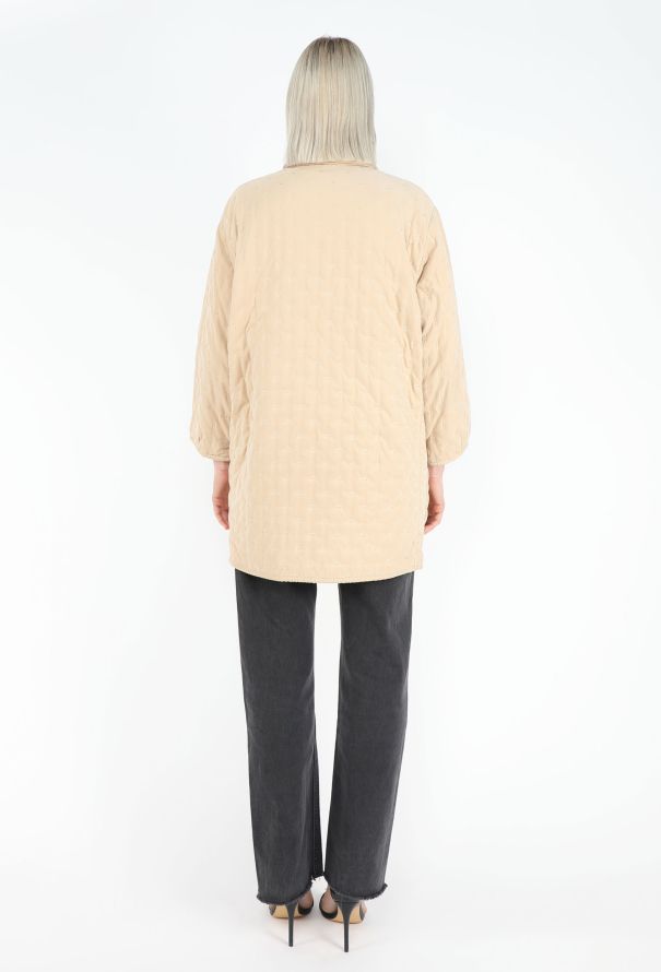 Hermès Vintage Quilted Car Coat - 5