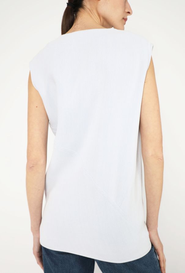 Céline Structured Crêpe Tunic Top - 4