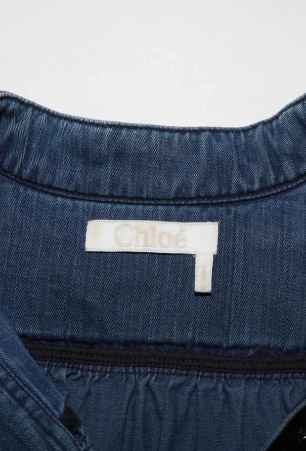 Chloé Denim Smock Tunic, Pre-Fall 2017 - 7