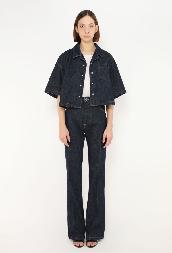 Bottega Veneta 2020 Denim Bootcut Ensemble - 6
