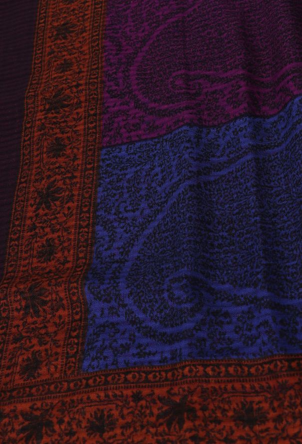 Saint Laurent Vintage Fringed Paisley Scarf - 5 Saint Laurent Vintage Fringed Paisley Scarf - 5