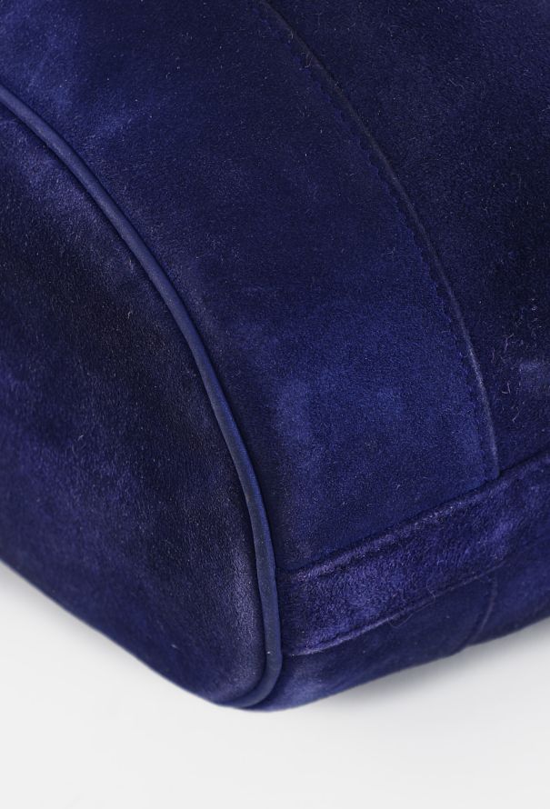 Hermès '80s Chèvre Velours Market Bag - 8