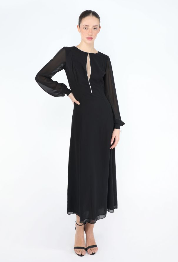 Saint Laurent Fall 2010 Keyhole Column Dress - 4