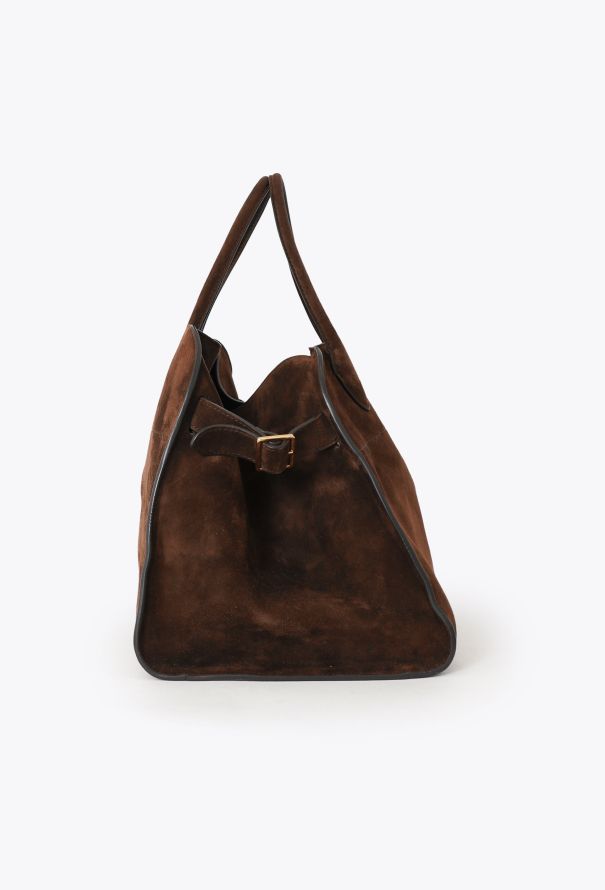 The Row Brown Suede Margaux 17 - 3