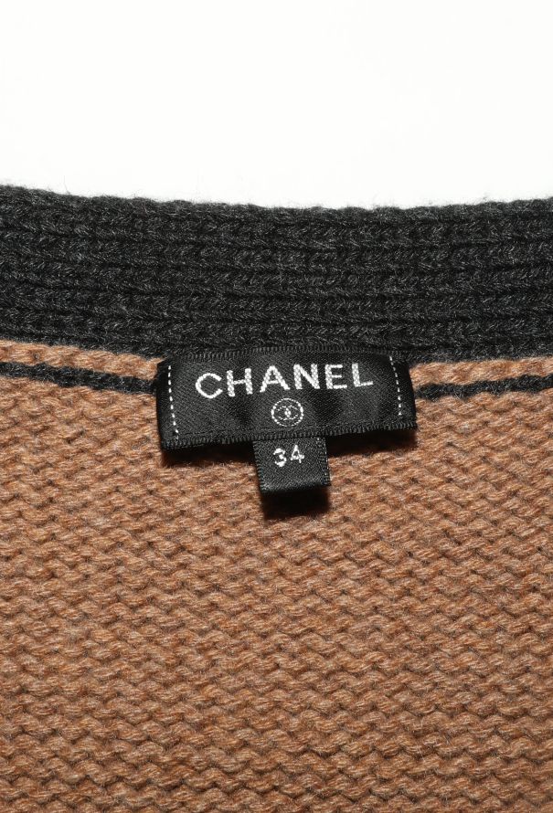 Chanel F/W 2019 Cashmere Gripoix Knit Dress - 6