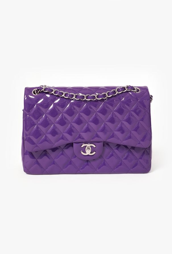 Chanel Patent Timeless Jumbo Flap Bag - 1