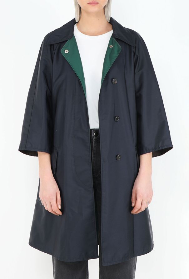 Prada 2014 Nylon Oversized Rain Jacket - 3