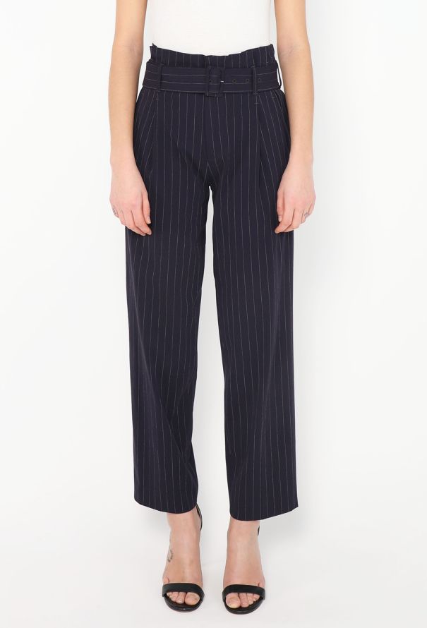 Jean Paul Gaultier Vintage Off-Shoulder Pinstripe Suit - 4
