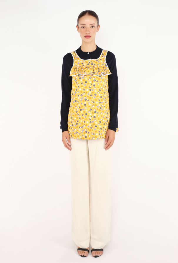 Miu Miu Trompe L'Œil Floral Cardigan, S/S 2026 - 3
