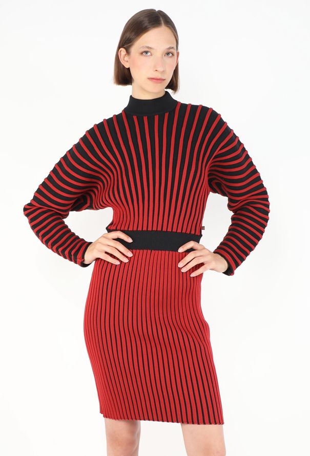 Louis Vuitton Resort 2020 Ribbed Batwing Dress - 2