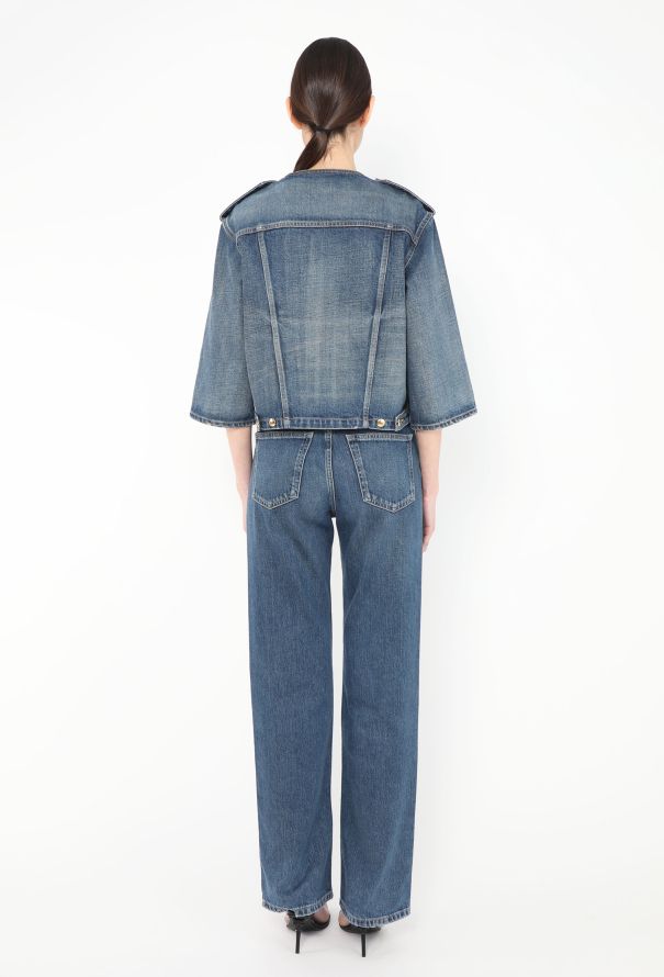 Céline 2021 Denim Triomphe Jacket - 5 Céline 2021 Denim Triomphe Jacket - 5