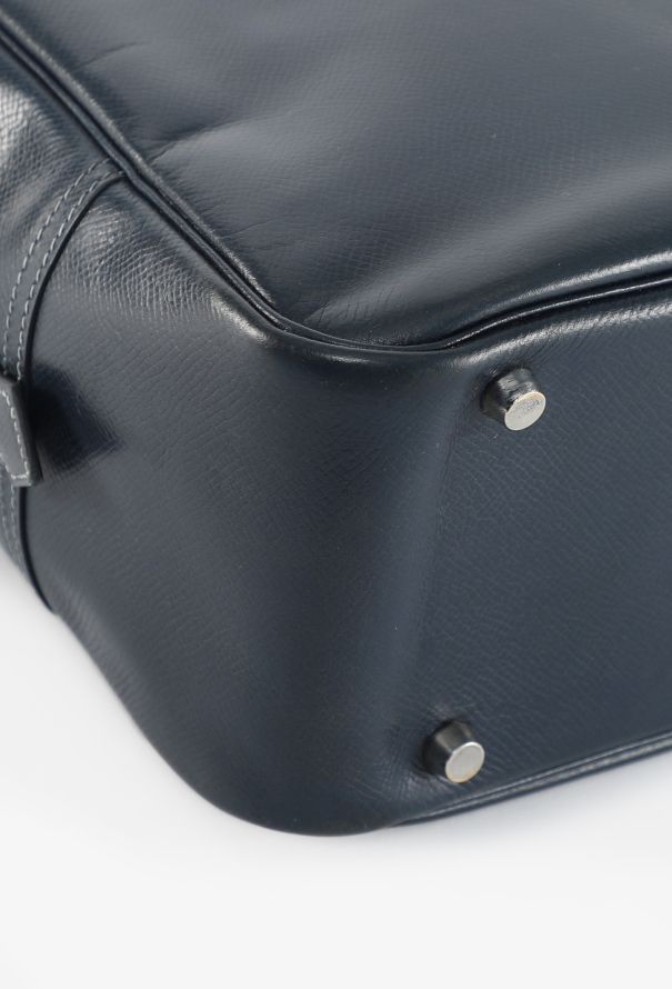 Hermès Bleu Marine Courchevel Plume 32 Bag - 9