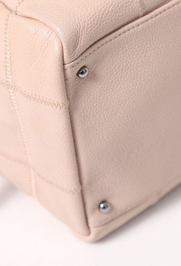 Chanel Caviar Chocolate Bar Bowling Bag - 10