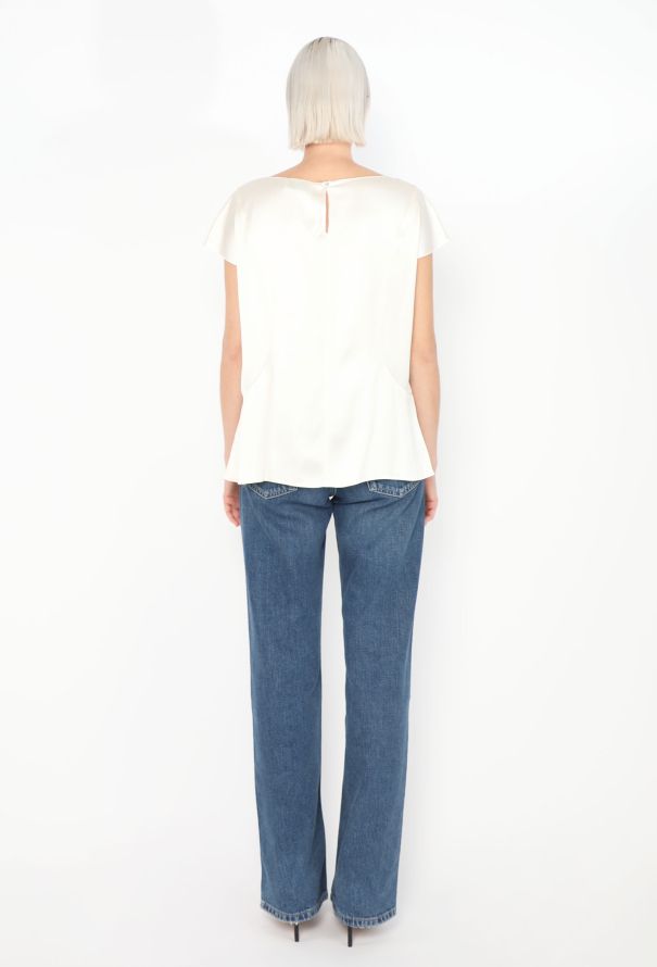 Chanel Silk Charmeuse Blouse - 3 Chanel Silk Charmeuse Blouse - 3