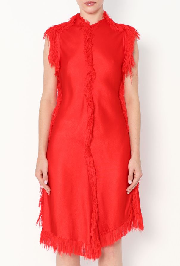 Phoebe Philo A1 Edit Sateen Fringe Dress, 2023 - 3