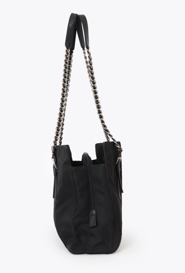 Prada 2000s Nylon Acciaio Tote Bag - 4