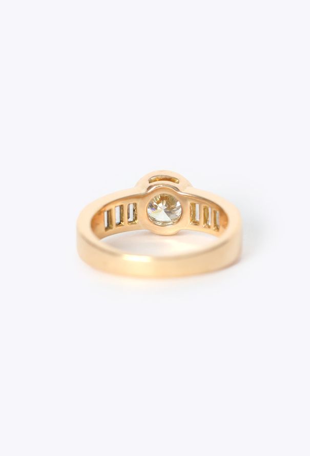Modern Fine Jewelry 18K Yellow Gold & Diamonds Ring - 4 Modern Fine Jewelry 18K Yellow Gold & Diamonds Ring - 4