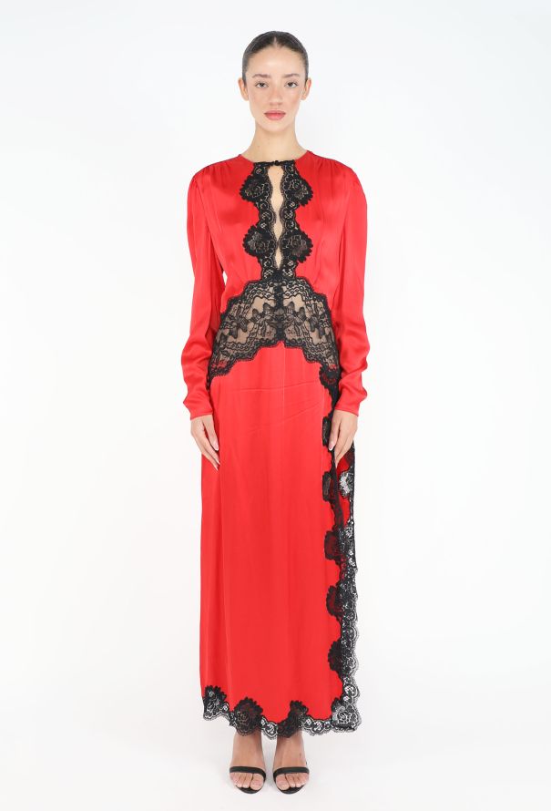 Alessandra Rich F/W 2016 Lace Trim Dress - 3