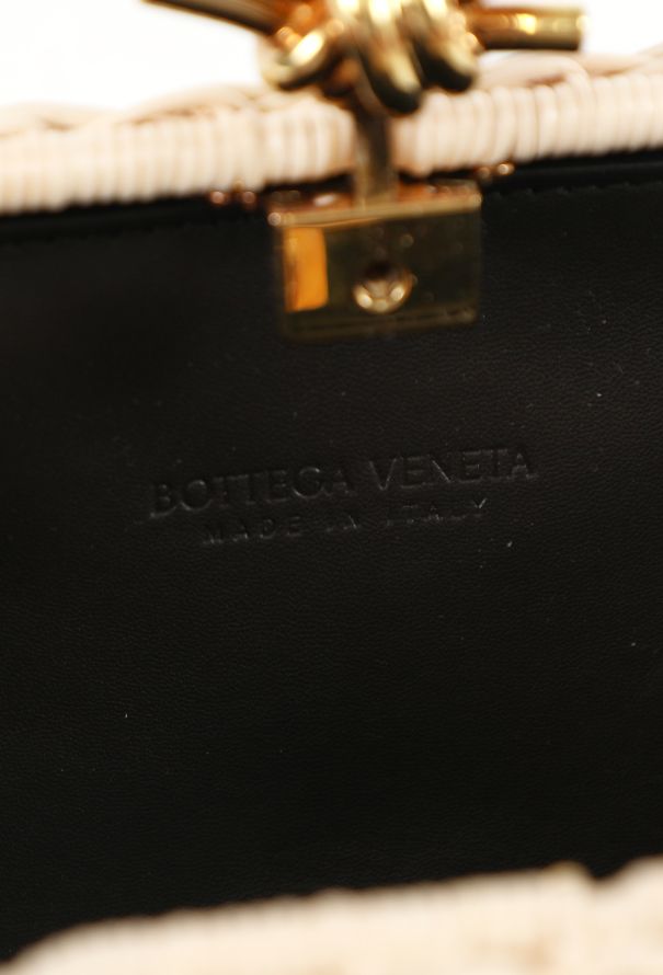 Bottega Veneta Knot Chain Rattan Crossbody Bag, 2024 - 12