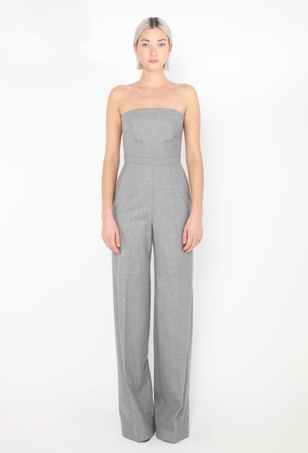 Pleated Bustier Jumpsuit - 2 Pleated Bustier Jumpsuit - 2