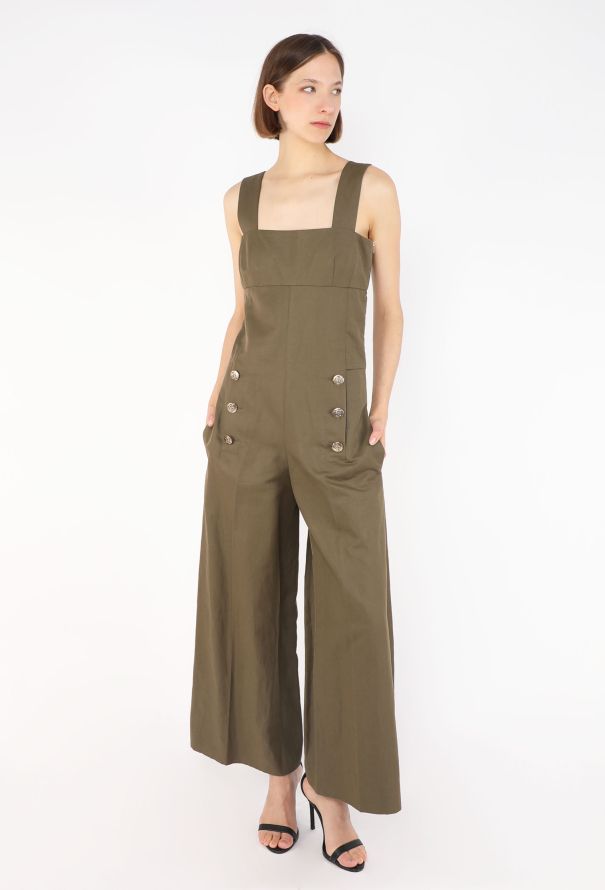 Sonia Rykiel Naval Linen Jumpsuit, S/S 2015 - 4