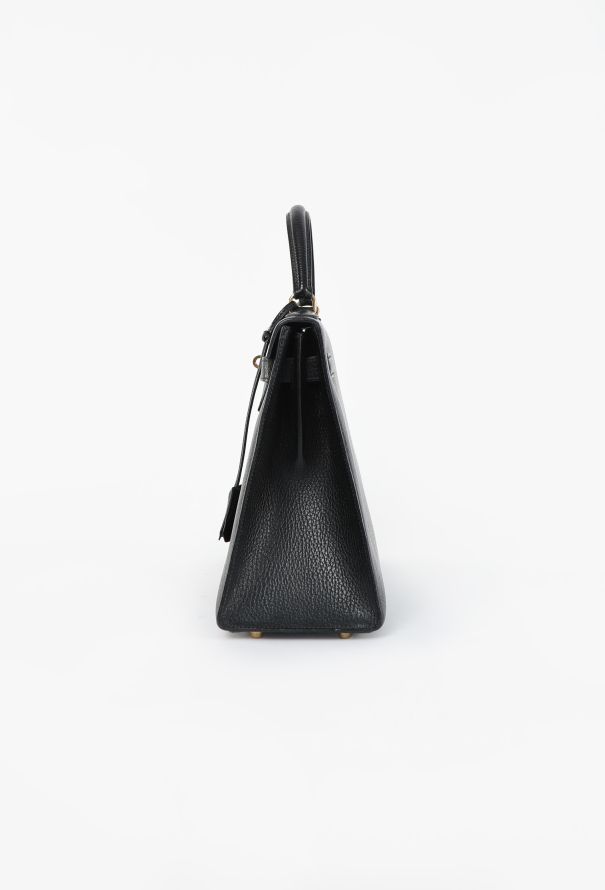 Hermès Black Ardennes Kelly Sellier 32 - 5