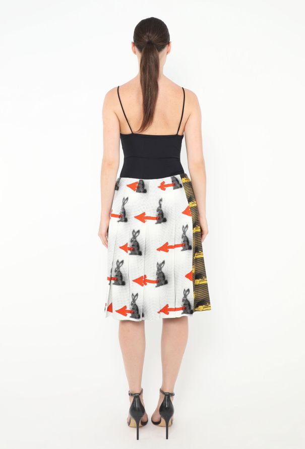 Prada Resort 2016 Rabbit Patchwork Skirt - 5