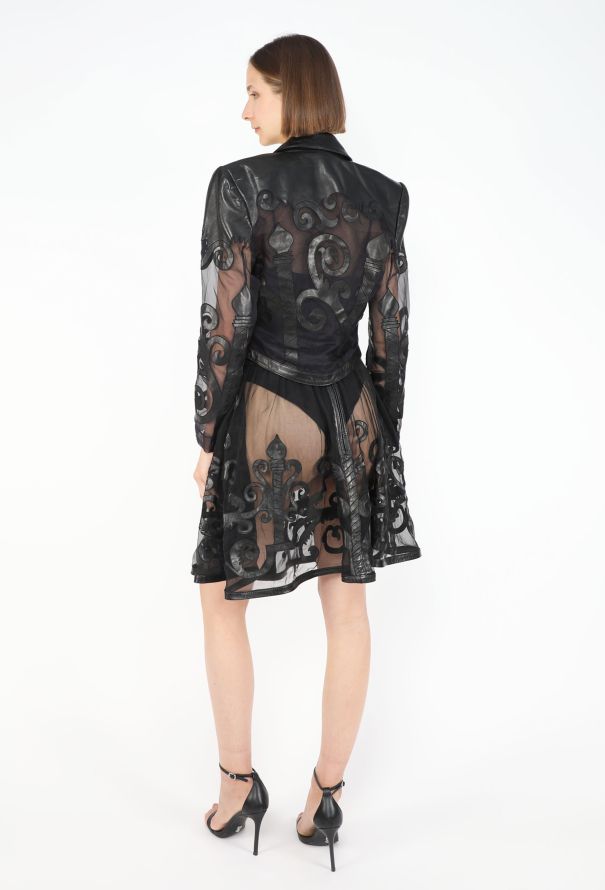 Jitrois Leather Patchwork Ensemble, 1980s - 6
