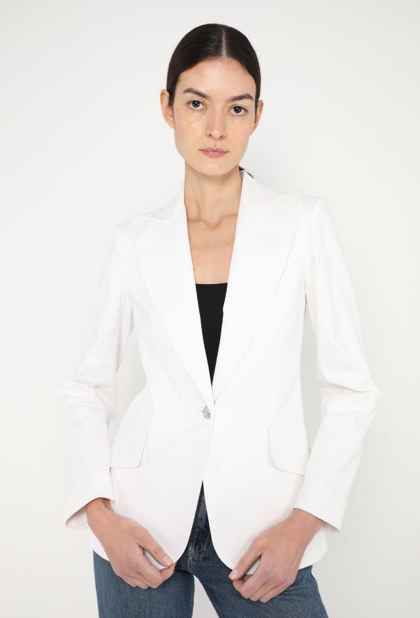 Dior 2005 Tailored Denim Blazer - 1