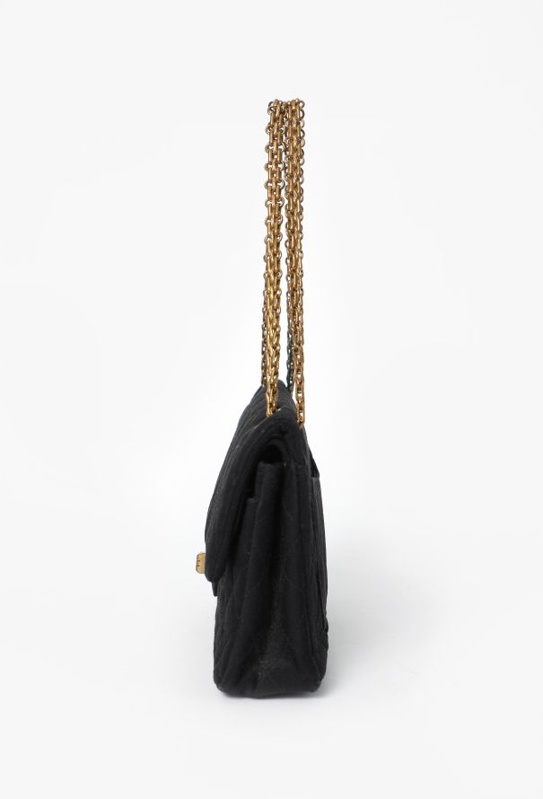 Chanel Vintage Jersey 2.55 Medium Flap Bag - 4