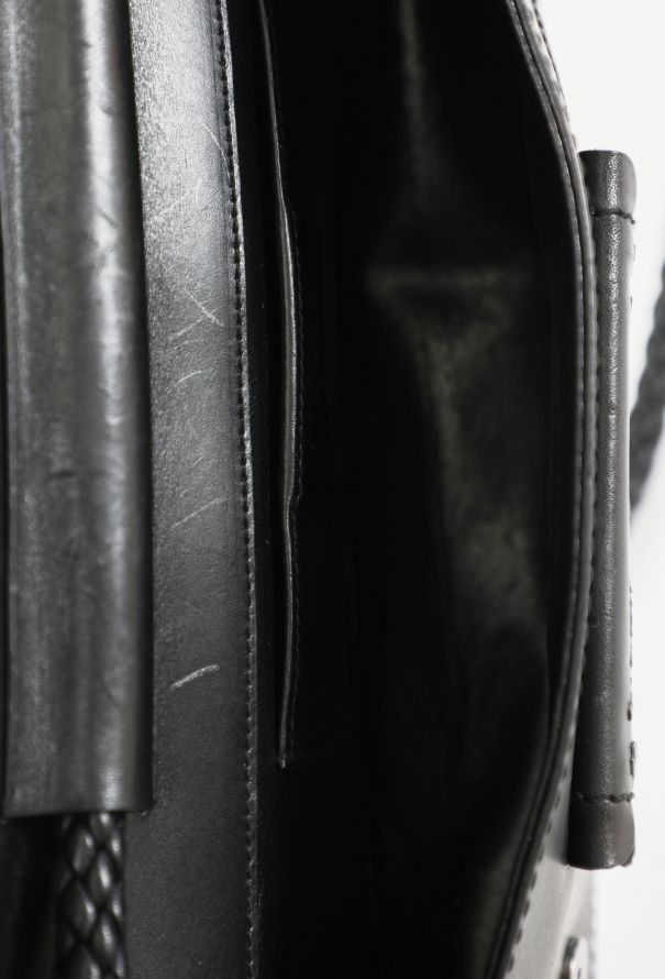 Saint Laurent Tom Ford Braided Leather Shoulder Bag, 2001 - 12