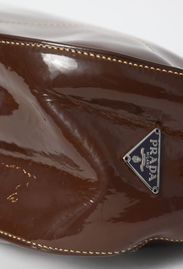 Prada Vintage Patent Shoulder Bag - 9