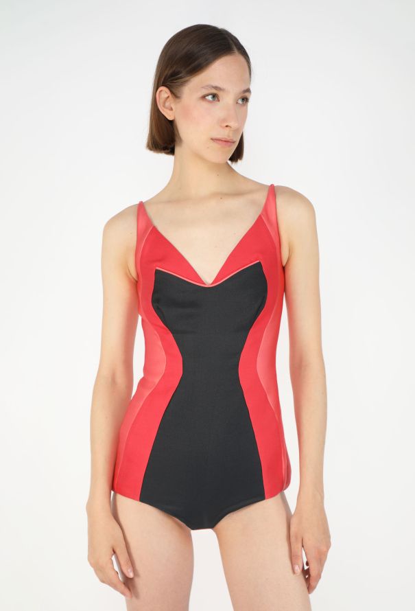 Prada S/S 2012 Sculpted Silk Bodysuit - 1