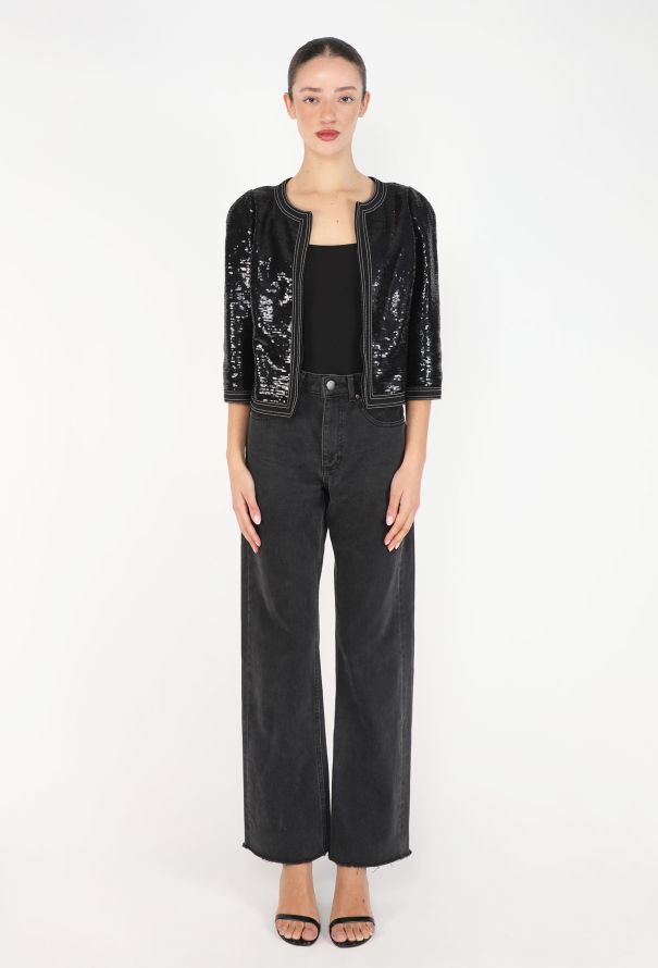 Chanel Resort 2013 Sequin Cropped Jacket - 4