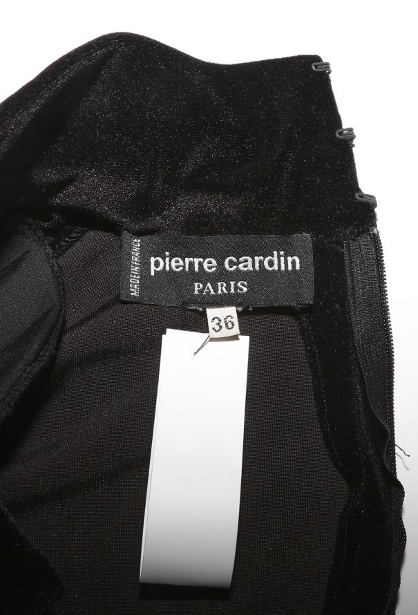 Pierre Cardin STUNNING 2022 Re-edition Cent Velvet Fan Gown - 7