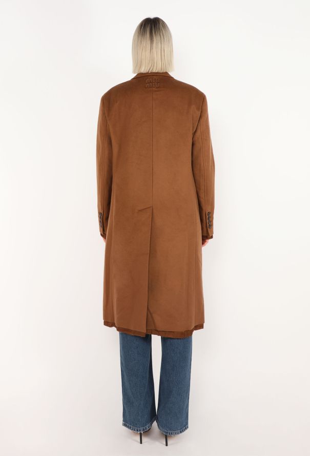 Miu Miu Double-Breasted Notched Coat, 2024 - 5